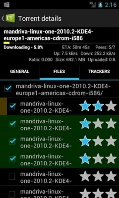 tTorrent Lite android App screenshot 2